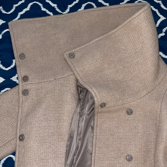 EUC Cole Haan Wool Jacket, Cream, Size 14 - Picture 8 of 12